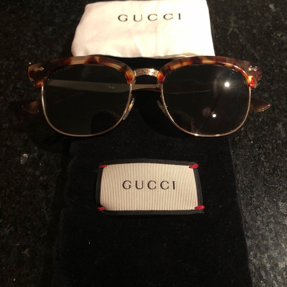 Gucci Other - Gucci Spring/Summer 17 Tortoise Clubmaster SunGlasses